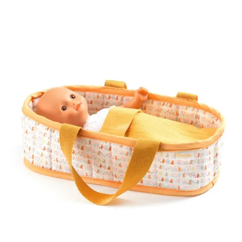 Djeco Lalka MINI SASHA w materiałowym koszu DJ07725
