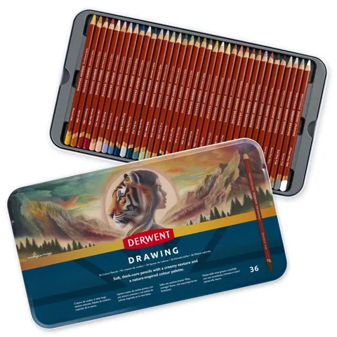 Derwent Drawing komplet kredek artystycznych 36 kolorów 2306557