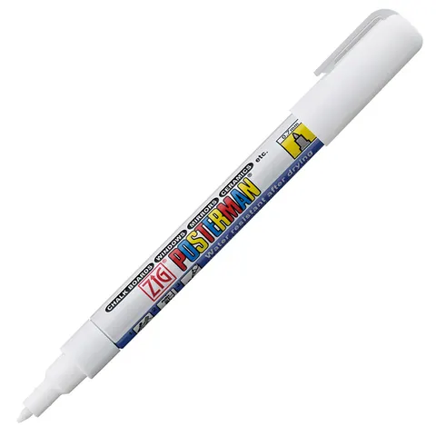 KURETAKE MARKER POSTERMAN EXTRA FINE WHITE 0,7 MM PMA-10A/000