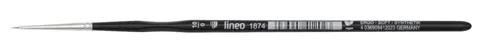 Pędzel Lineo seria 1874 nr 10/0 Black Synthetic Hair Ergo Soft