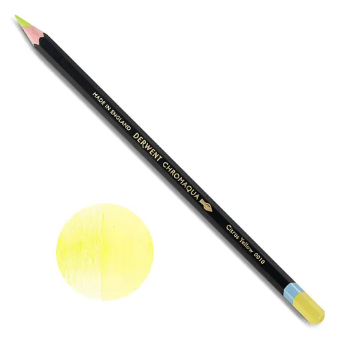 DERWENT KREDKA CHROMAQUA 0010 CITRUS YELLOW