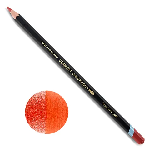 DERWENT KREDKA CHROMAQUA 0600 STRAWBERRY