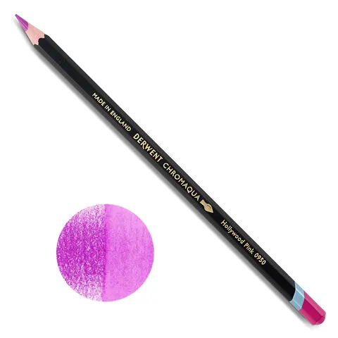 DERWENT KREDKA CHROMAQUA 0950 HOLLYWOOD PINK
