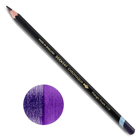 DERWENT KREDKA CHROMAQUA 1110 MIDNIGHT PURPLE
