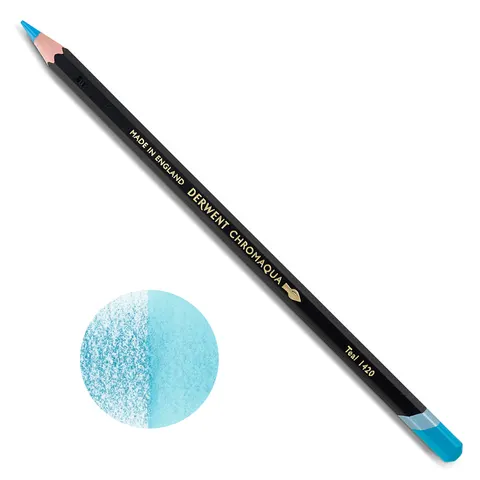 DERWENT KREDKA CHROMAQUA 1420 TEAL