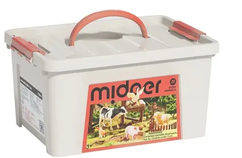 Mideer Zestaw figurek – Zwierzęta na farmie