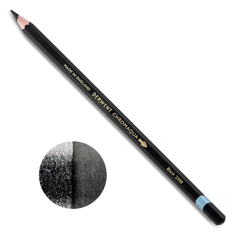 Derwent Chromaqua artystyczna kredka akwarelowa 2300 BLACK 2306734