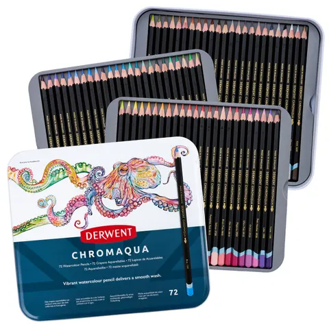 Derwent Chromaqua Komplet 72 kolory 2306743