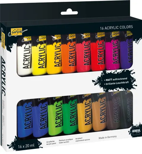 Kreul Komplet Farb Akrylowych Solo Goya 16kolorów x20ml 84172