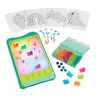 B.TOYS Light-Up Marble Drop – podświetlany tor kulkowy i świetlna tablica artystyczna 2w1 (180 el.)