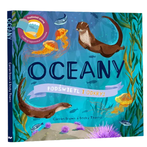 Api Papi Książka Podświetl i Odkryj - Oceany