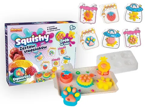 Dumel Squishy Zestaw Słodziaków zestaw masy plastycznej 5+