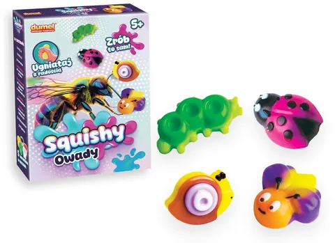 Dumel Squishy Owady zestaw masy plastycznej 5+