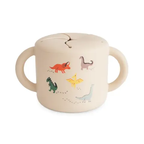 Kubek niewysypek na przekąski Dinosaurs, Mushie