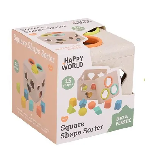 Sorter kształtów BIOplastik Happy World 12 m+