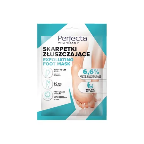 PERFECTA PHARMACY Skarpetki złuszczające, 1 para
