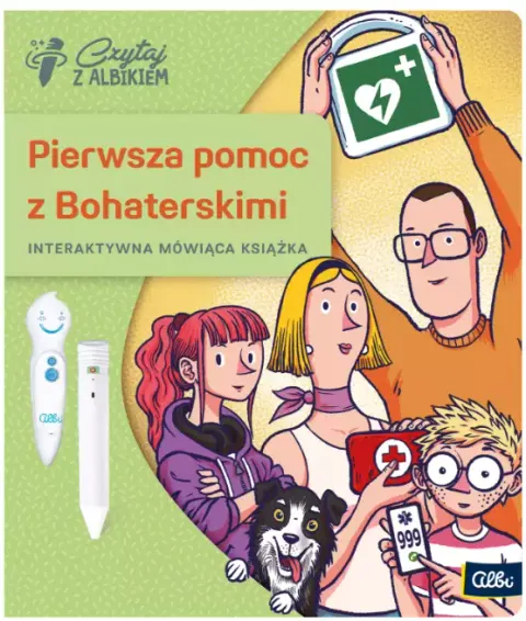 CZYTAJ Z ALBIKIEM Książka Pierwsza pomoc z Bohaterskimi 7+
