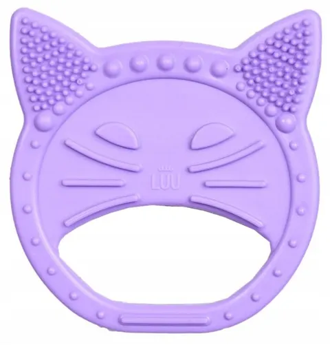 Luu Kids Gryzak sensoryczny Cat Purple