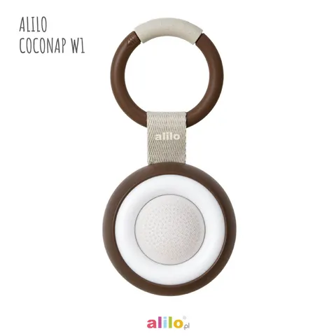 Alilo CocoNap W1 - odtwarzacz MP3 i lampka do karmienia - kokos