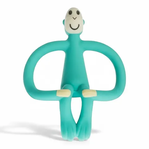 Gryzak masujący ze szczoteczką ZIELONY / Matchstick Monkey