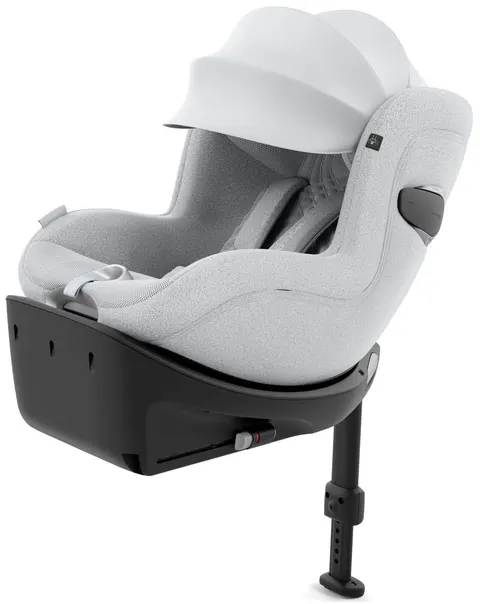 CYBEX SIRONA Ti i-Size Fotelik obrotowy 40-105 cm | Platinum White