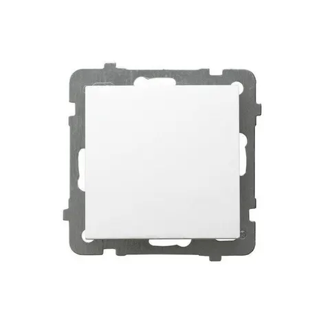 AS Łącznik jednobiegunowy 10A 250V IP20, zaciski gwintowe, biały; ŁP-1G/m/00, OSPEL