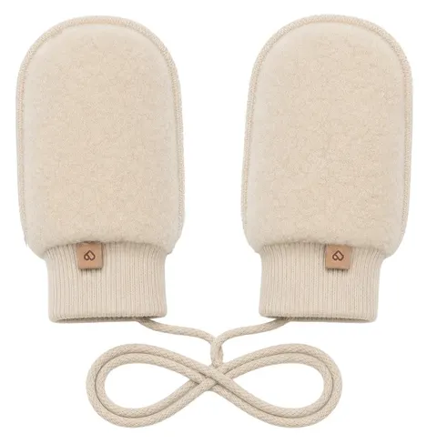 Zaffiro Rękawiczki dziecięce Wełna premium Sierra 0-12m Beige