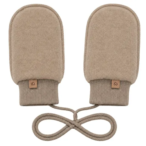 Zaffiro Rękawiczki dziecięce Wełna premium Sierra 0-12m Brown