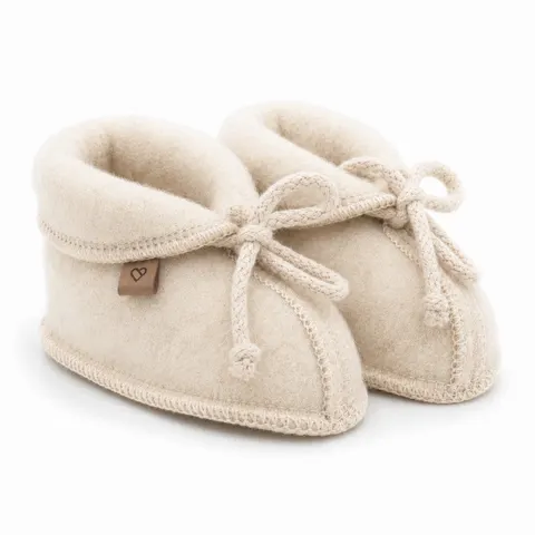 Zaffiro Buciki dziecięce wełniane Sierra M 6-12M Beige