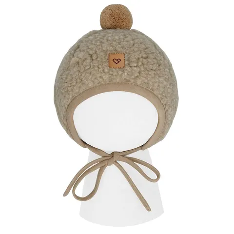 Zaffiro Czapeczka Tulip wełniana Nevada M 6-12m brown
