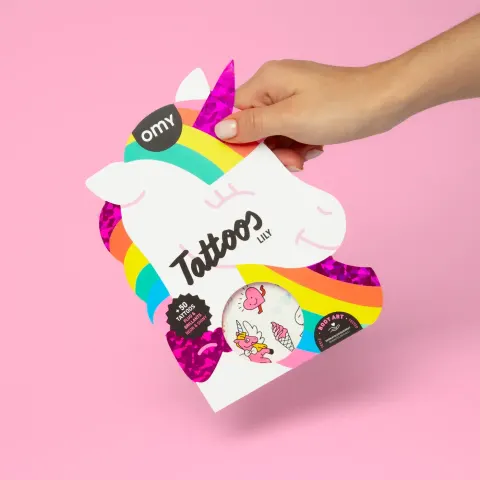 Tatuaże dla dzieci 50 sztuk - Lily / OMY