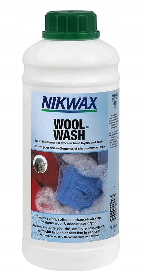 Nikwax Wool Wash 1000 ml do prania wełny Merino