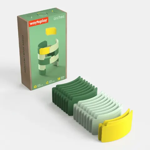 Tory do układania Arches - Starter Set, 18 el. / WayToPlay