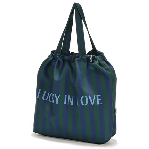 La Millou Torba Shopper Bag uniwersalna torba na ramię / Stripes Green