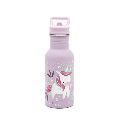Butelka na wodę bidon 500 ml - Jednorożec / SASSI