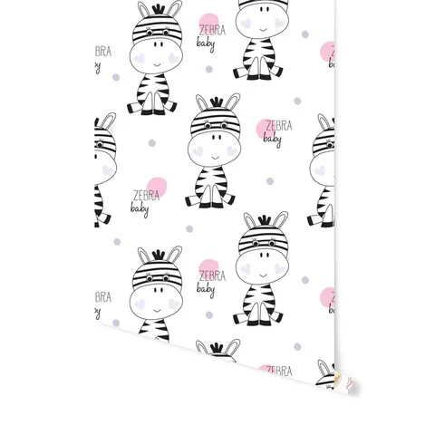 Okleina na meble dziecięce - Safari Zebra - 18