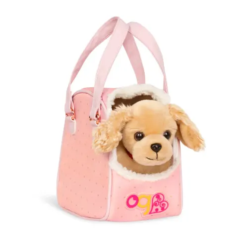 Piesek COCKER SPANIEL w torebce – Hop in Dog Carrier / OurGeneration