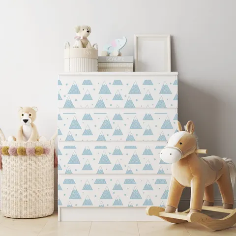 Naklejka na komodę IKEA Malm - Wzory dziecięce - 0