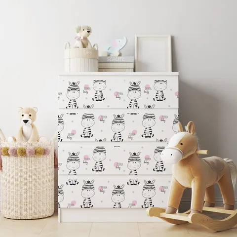 Naklejka na komodę IKEA Malm - Wzory dziecięce - 1