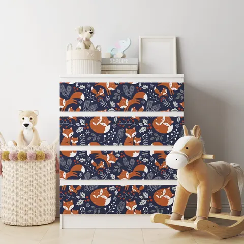 Naklejka na komodę IKEA Malm - Wzory dziecięce - 2