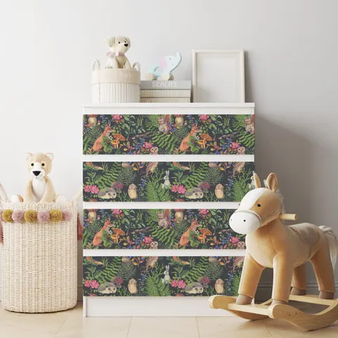 Naklejka na komodę IKEA Malm - Wzory dziecięce - 3