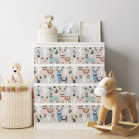 Naklejka na komodę IKEA Malm - Wzory dziecięce - 3