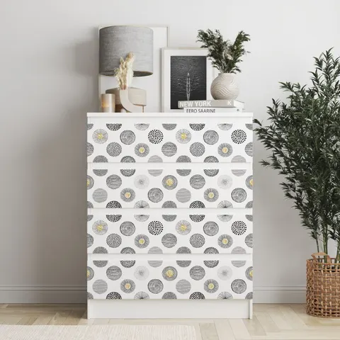 Naklejka na komodę IKEA Malm - 18
