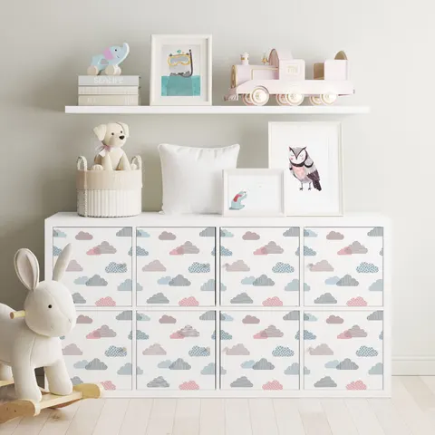 Naklejki IKEA Kallax - wzory dziecięce - 05