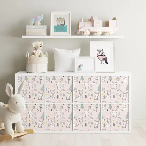 Naklejki IKEA Kallax - wzory dziecięce - 15