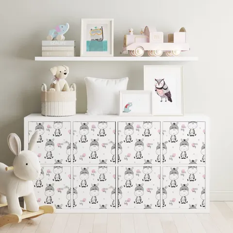 Naklejki IKEA Kallax - wzory dziecięce - 18
