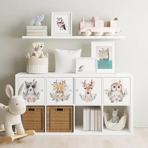 Naklejki IKEA Kallax - wzory dziecięce - Z01