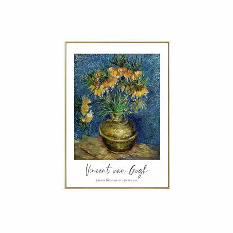 Plakat / na piance - Imperial Fritillaries in a Copper Vase - Vincent van Gogh