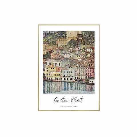 Plakat / na piance - Malcesine on lake Garda - Gustav Klimt
