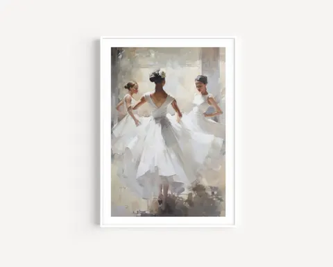 Plakat / na piance - baletnice